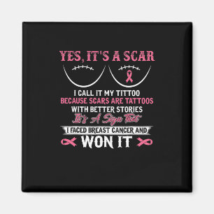 Ich bekämpfe Brustkrebs N Won Breast Cancer Awaren Magnet