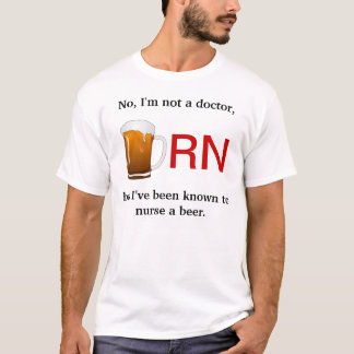 Ich bekannt, um ein Bier zu pflegen T-Shirt