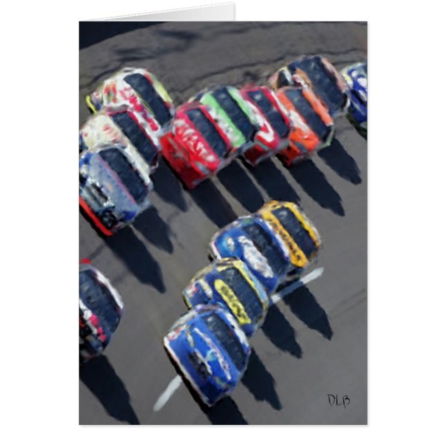 Ich bekomme eine Rennkarte (Vorne)