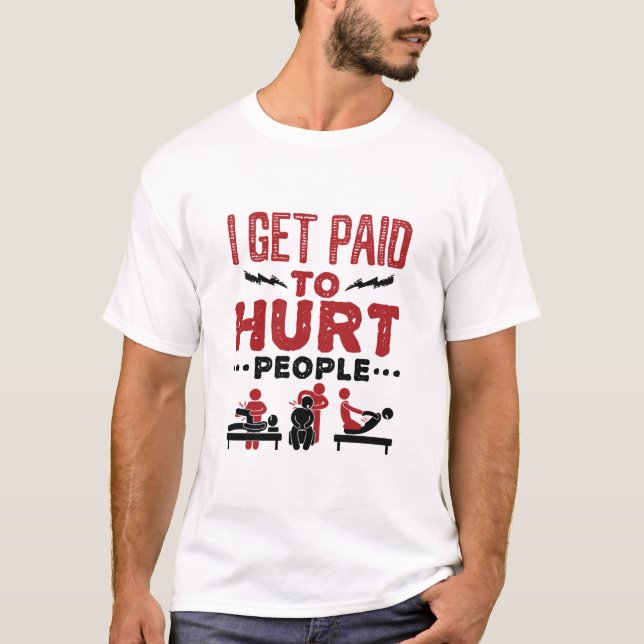 Ich bekomme Geld für Menschen mit Behinderungen T-Shirt (Vorderseite)