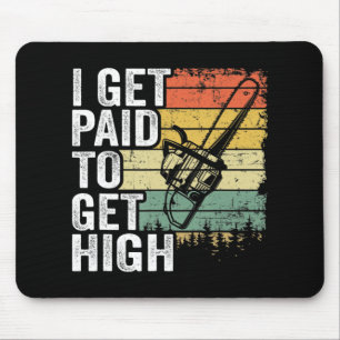Ich bekomme Geld, um an die Spitze des Kletterstei Mousepad