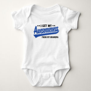Ich bekomme mein Gefühl von meinem Großvater Baby Strampler