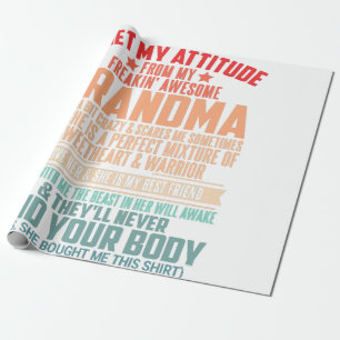 ICH BEKOMME MEINE ATTITUTION AUS MEINEM FREAKIN PH GESCHENKPAPIER