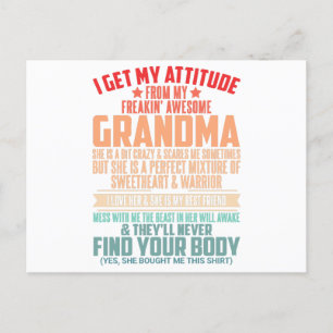 ICH BEKOMME MEINE ATTITUTION AUS MEINEM FREAKIN PH POSTKARTE