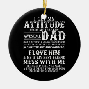 Ich bekomme meine Einstellung von meinem verdammt Keramik Ornament