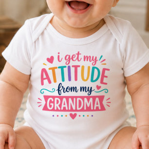 Ich bekomme meine Einstellung von Oma Bodysuit Baby Strampler