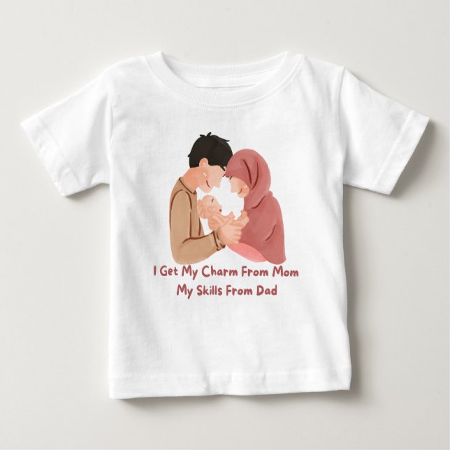 👶 "Ich bekomme meinen Charm aus der Mama, meine F Baby T-shirt (Vorderseite)