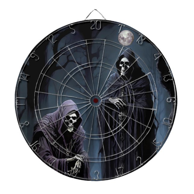 Ich bekomme Schüttelfrost im blauen Mondschein Dartscheibe (vorne)