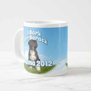 Ich belle für Barack, BO der erste Hund Obama Jumbo-Tasse