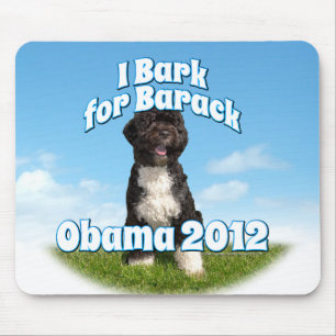Ich belle für Barack, BO der erste Hund Obama Mousepad