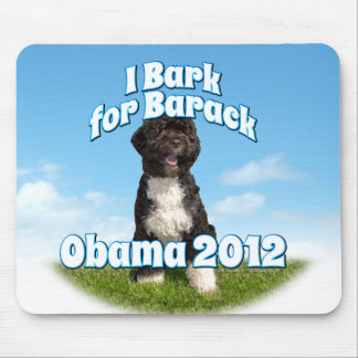 Ich belle für Barack, BO der erste Hund Obama Mousepad