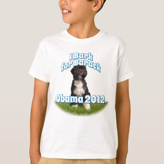 Ich belle für Barack, BO der erste Hund Obama T-Shirt