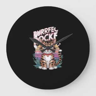 Ich belle Mad für dich! Hund Große Wanduhr