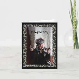 Ich benahme mich so, als wäre es mir egal, wenn ic karte