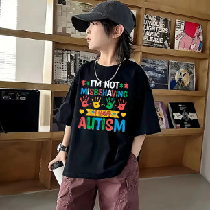 Ich benehme mich nicht falsch Autismus Tri-Blend Shirt