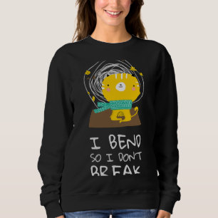 Ich benne also nicht zu brechen Niedlich mit einer Sweatshirt