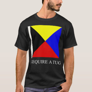 Ich benötige eine "Tug Funny Maritime Flag Z" T-Shirt