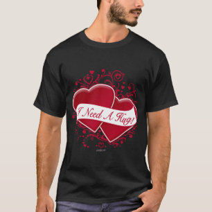 Ich benötige eine Umarmung! Rote Herzen T-Shirt