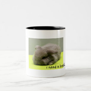Ich benötige einen Bruch… Zweifarbige Tasse