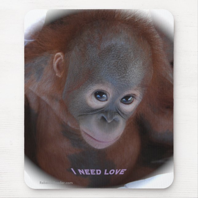 Ich benötige Liebe Mousepad (Vorne)