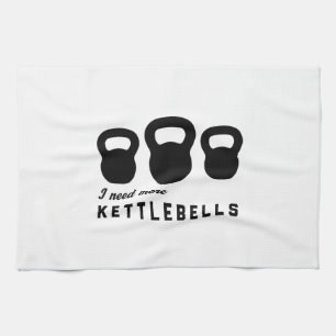 Ich benötige mehr Kettlebells Geschirrtuch
