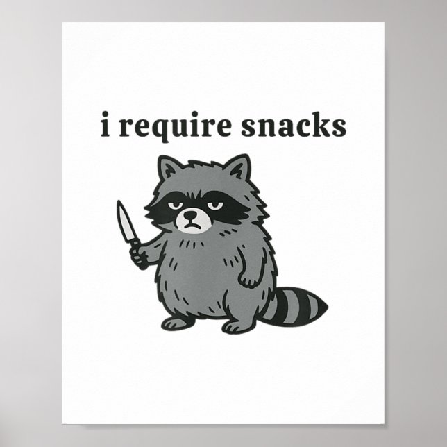 Ich benötige Snacks _1 Poster (Vorne)