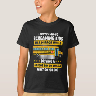 Ich beobachte 40 - 60 schreiende Kinder im Spiegel T-Shirt