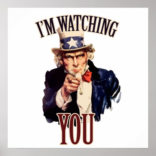 Ich beobachte DICH Poster (Vorne)