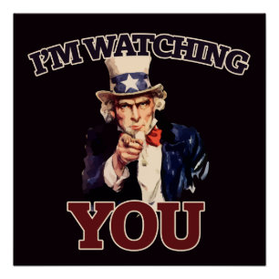 Ich beobachte DICH Poster