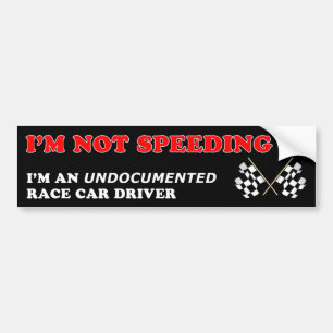 Ich beschleunige nicht… undokumentierten autoaufkleber