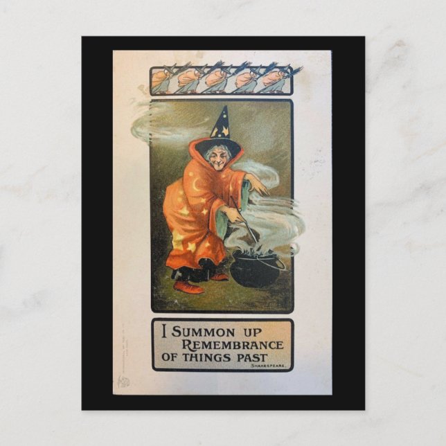 Ich beschwöre die Erinnerung an die Dinge, die in  Postkarte (Vorderseite)