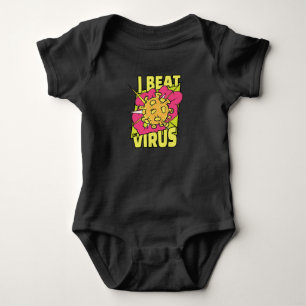 Ich besiege den Virus Baby Strampler
