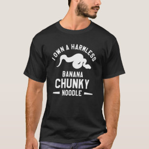 Ich besitze eine armlose Bananenwurzel-Noodle-Kuge T-Shirt