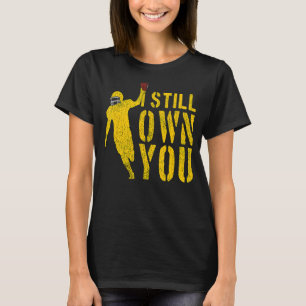 Ich besitze immer noch große amerikanische Fußball T-Shirt