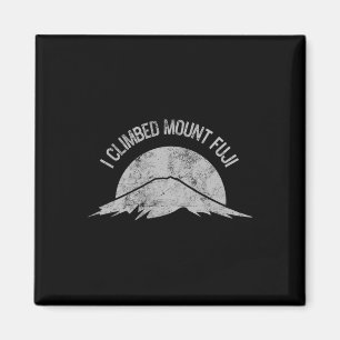 Ich bestieg den Fuji Japan Bergsteigen Natur Magnet