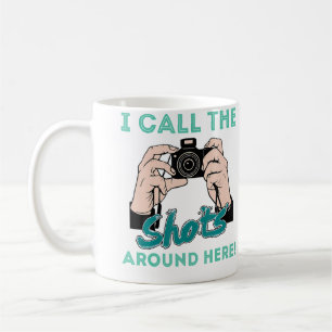 Ich bestimme hier die Regeln Lustiges Fotografie-T Kaffeetasse