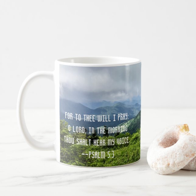 Ich bete Christlich Kaffeetasse (Mit Donut)