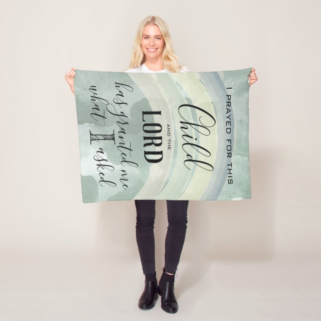 Ich betete für diesen Baby-Baby-Baby-Baby-Kinderwa Fleecedecke (Beispiel)