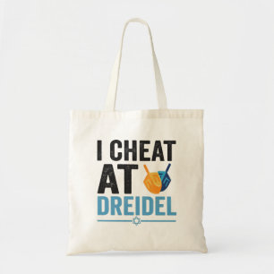 Ich betrüge beim Dreidel lustiges jüdisches Spiel  Tragetasche