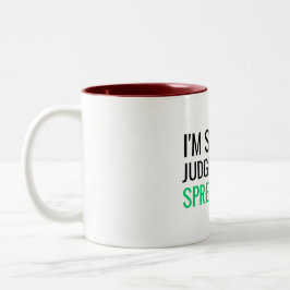 Ich beurteile deine Tabelle stillschweigend Zweifarbige Tasse