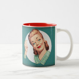 Ich beurteile Sie ruhig Zweifarbige Tasse