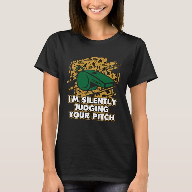 Ich beurteile stillschweigend deinen Pitch Voice C T-Shirt (Vorderseite)