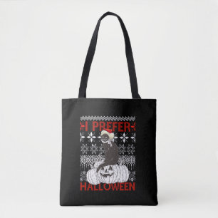 Ich bevorzuge Halloween Weihnachten schwarze Katze