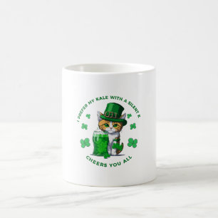 Ich bevorzuge meinen Grünkohl mit einem stillen K  Kaffeetasse
