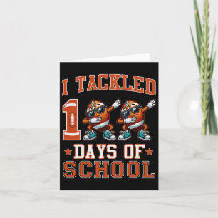 Ich bewältigte 100 Tage Schul-Fußball Dabbing 100t Karte