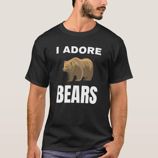 Ich bewundere Bären T-Shirt (Vorderseite)