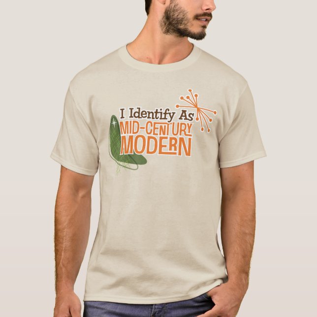 Ich bezeichne mich als modern im Mittelalter T-Shirt (Vorderseite)