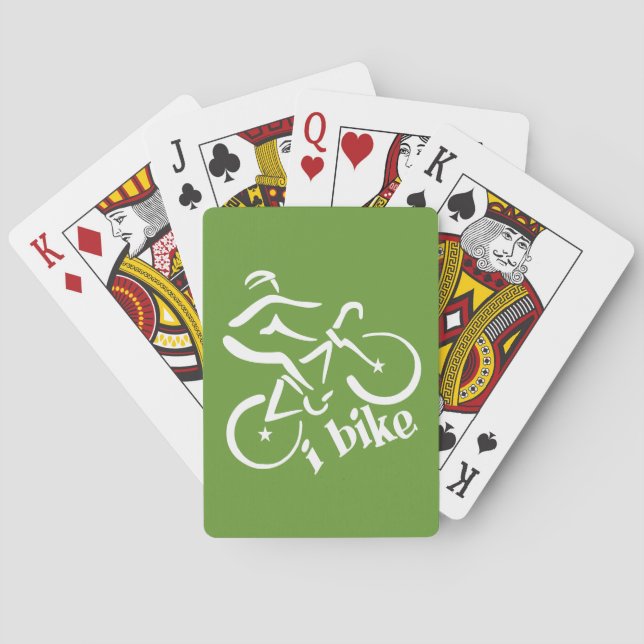 Ich BIKE benutzerdefinierte Spielkarten (Rückseite)