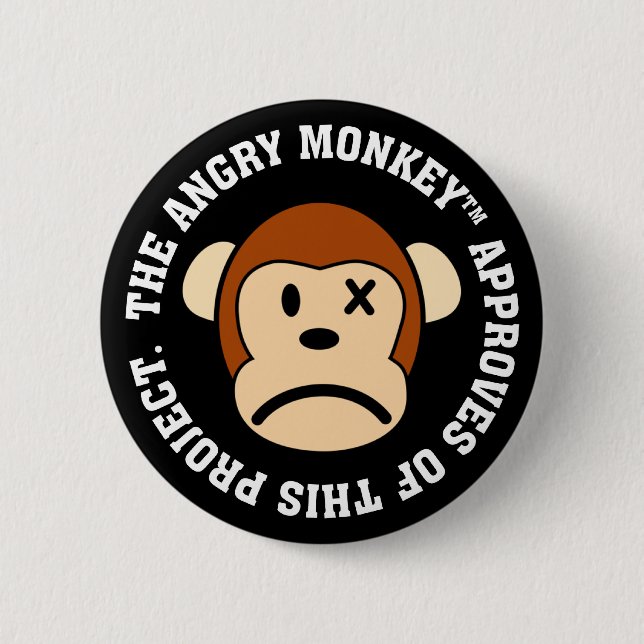 Ich billige den Fortschritt dieses Projekts Button (Vorderseite)