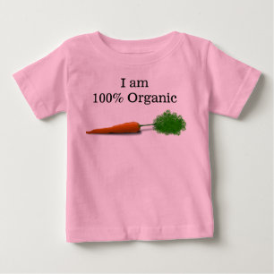 Ich bin 100% Bio Säuglings-Kleidung Baby T-shirt